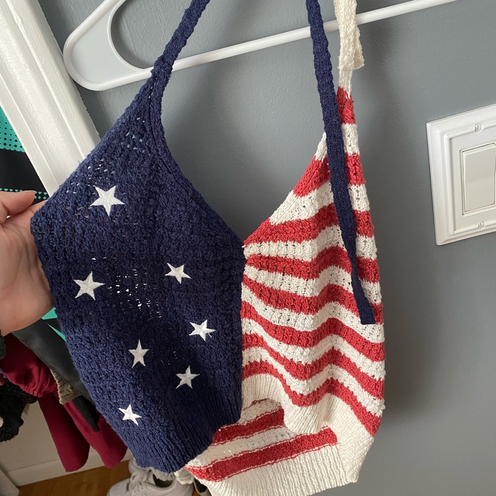 USA crop top